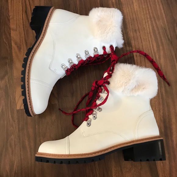 fur lined hiker boots